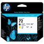 HP CABEZAL 72 C9384A NEGRO MATE / AMARILLO